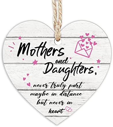 A szerelem Az Anyám Utánzat Fa Szív Fa Lóg Ajándék, Alkalmas anyák Napja Haza Fal, Ajtó Dekoráció Ajándék (HiMo074)