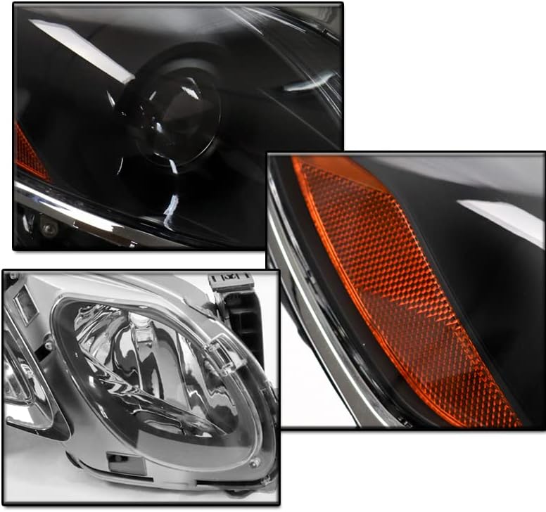 ZMAUTOPARTS A 2006-2011 Lexus GS Sorozat Fekete Projektor Fényszóró Fényszóró a 6.25 Kék LED Világítás DRL