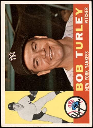 1960 Topps 270 Bob Turley New York Yankees (Baseball Kártya) EX/MT+ Yankees