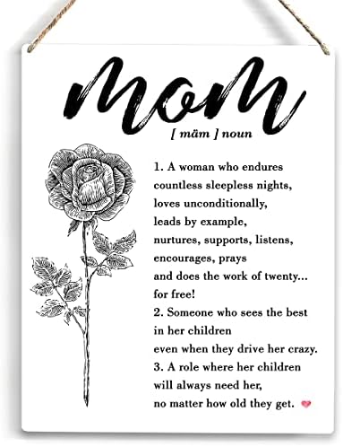 Anya Ajándékok Anya Meghatározása Fa Lóg Alá a Hálószobában, nappaliban Haza, Anyák Napja, Köszönöm az Ajándékokat,