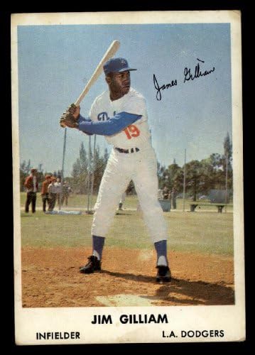 1961 Csengő Márka Dodgers 19 Jim Gilliam (Baseball Kártya) VG/EX
