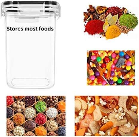 14 Pack Légmentes Élelmiszer-Tároló edények a Konyha, Kamra Szervezet, Tárolás, BPA Mentes Tiszta Műanyag Tartályok