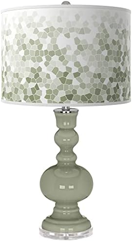 Szín + Plus Evergreen Köd Mozaik Patikus Asztali Lámpa