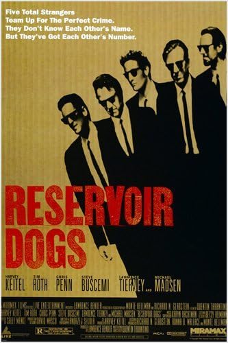 Quentin Tarantino kutyaszorítóban film poszter HARVEY KEITEL TIM ROTH 24X36 (szaporodás, nem az eredeti)