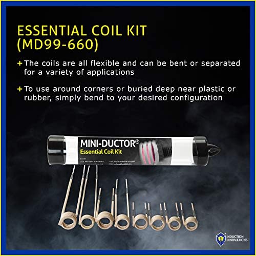 Indukciós Újítások MD99-660 Mini-Ductor 8-Darab Indukciós Alapvető Tekercs Készlet, Rugalmas, Tartós