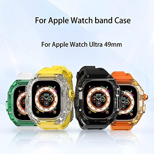 KANGDD Apple Nézni Ultra 49mm MOD Készlet védőburkolat Sorozat 8 7 6 5 4 SE Band Karkötő Heveder Watchband a könnyített
