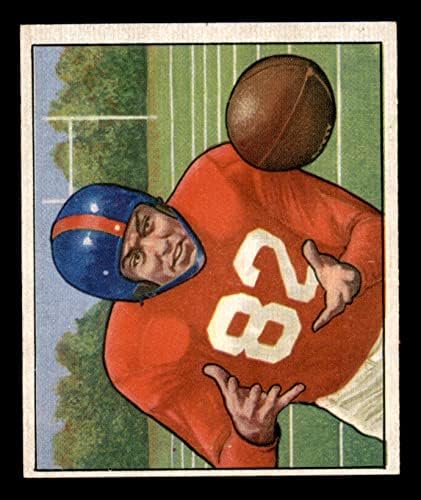1950 Bowman 32 Ray Poole New York Giants-FB (Foci Kártya) EX/MT Óriások-FB Mississippi/Észak-Karolina