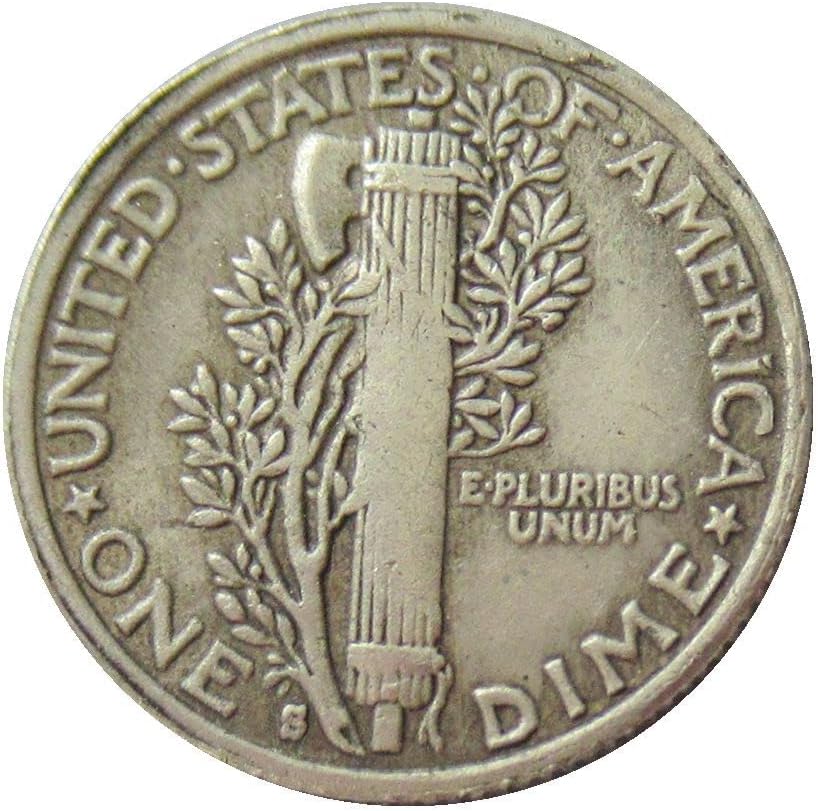 NEKÜNK 10 Cent 1929-Es Ezüst Bevonatú Replika Emlékérme