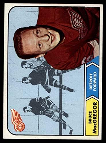 1968 Topps 30 Bruce MacGregor Detroit Red Wings (Hoki-Kártya) EX Vörös Szárnyak