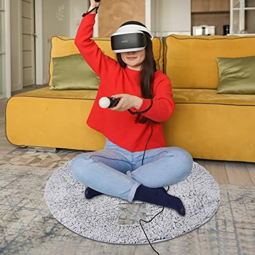 VR MAT Virtuális Valóság Gear Játék Mat | Csúszásmentes, Kényelmes Párna, Hosszú Haj, Padló Szőnyeg Helyzetben Tájolása