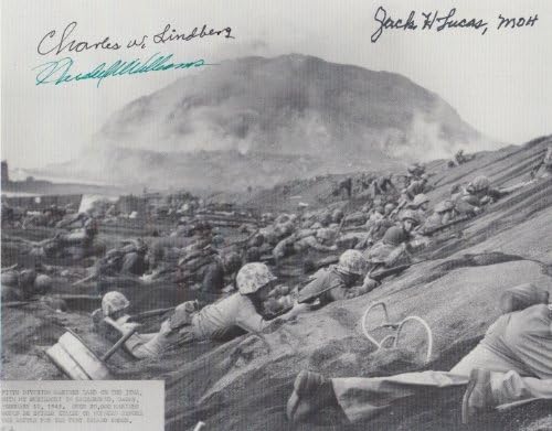 Csata Iwo Jima (Által Aláírt 3) Aláírt 8X10 Fotó