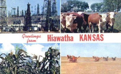 Hiawatha, Kansas, Képeslap