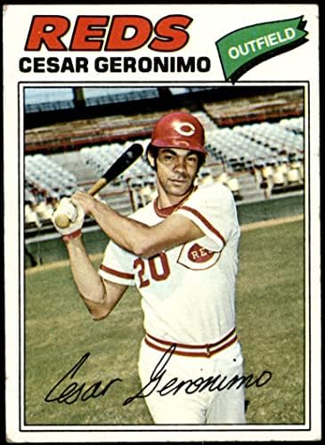 1977 Topps 535 Cesar Geronimo Cincinnati Reds (Baseball Kártya) VG Vörösök
