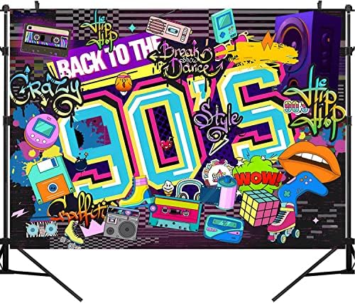 MAYSSKQ Vissza A 90-es évek Hátteret Felek 90-es évek Téma Hip-Hop Graffiti Háttér Vissza a 90-es Fél Banner Retro 80-as