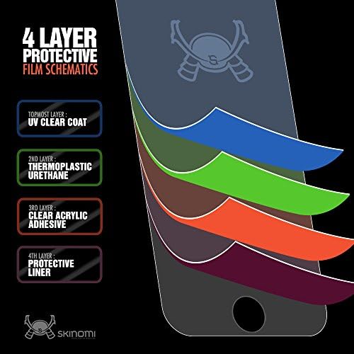 Skinomi Teljes Test Bőr Védő Kompatibilis a Samsung Galaxy Note 8 (képernyővédő fólia + hátlap) TechSkin Teljes Lefedettség