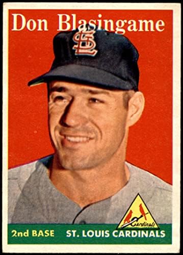 1958 Topps 199 Ne Blasingame St. Louis Cardinals (Baseball Kártya) EX Bíborosok