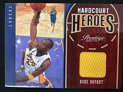 Kobe Bryant 2010/11-Es Tanévben Prestige 15 Hardcourt Hősök Kosárlabda Kártya Jersey Swatch - Aláíratlan Kosárlabda