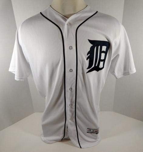 Detroit Tigers David Newhan 59 Játékban Használt Fehér Jersey - Játék Használt MLB Mezek