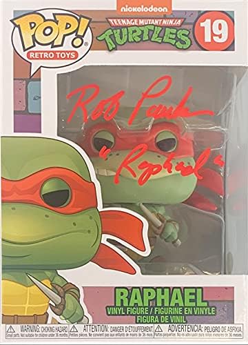 Rob Paulsen alá írva Funko Pop Raphael SZÖVETSÉG Teenage Mutant Ninja Turtles