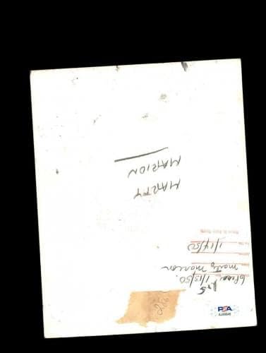 Marty Marion PSA DNS Aláírt 8x10 Eredeti 1950-es Vezeték Fotó Bíborosok Autogram - Dedikált MLB Fotók
