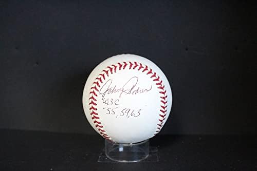 Johnny Podres Aláírt (WSC 55,59,63) Baseball Autogramot Auto PSA/DNS AM48814 - Dedikált Baseball