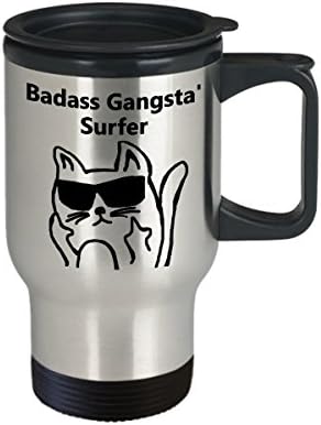 Kemény Gangsta' Szörfös Kávés Bögre