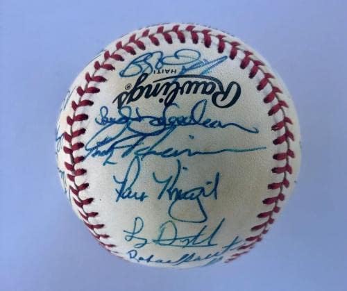 1986-ban NEW YORK METS világbajnok csapat aláírt NL baseball-28 ALÁÍRÁS-SZÖVETSÉG LEVELET - Dedikált Baseball