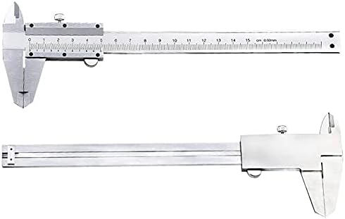 UXZDX Vernier Féknyereg 6 0-150 mm 0,02 mm Fém Féknyereg Nyomtávú Mikrométer Mérési Eszközök