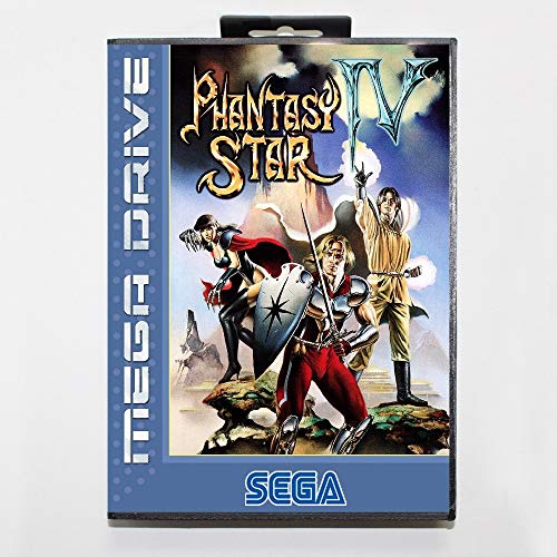 ROMGame Phantasy Star 4 16 Bites Sega Md Játék Kártya Kiskereskedelmi Doboz Sega Mega Drive Genesis