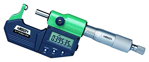 INSIZE 3560-25E Elektronikus Gömb Üllő Cső Mikrométer, A Típusú, 0-1/0 mm-25 mm