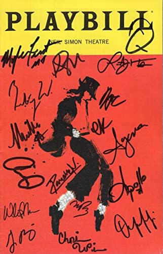 MJ:A ZENEI DEDIKÁLT NYC SZÍNLAPOT+COA MICHAEL JACKSON BROADWAY-N