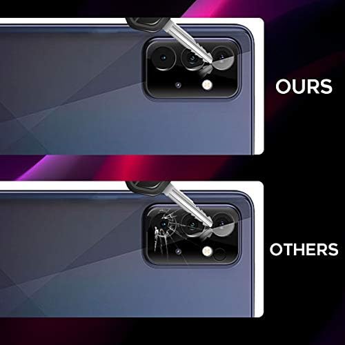 Orzero (3 Csomag) Kompatibilis a Samsung Galaxy A52, Samsung Galaxy A72 (4G & 5G) Kamera Lencséjét Védő, a 9-es Keménységű