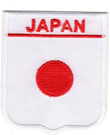 Zászló Japán Vas a Patch Varrni Hímzett Jelvény Alkalmazott Applied Foltok (Vas-vagy Varrás)