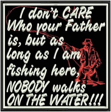 Nem érdekel, hogy ki az apád, Fisching Carphunter Vas a Patch Jelvény