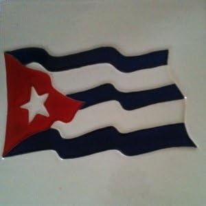 Kuba Kubai Zászló Dekorációs Kerámia Wall Art Mozaik 4x4