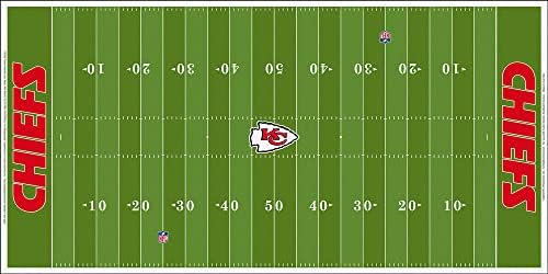 Tudor Játékok Kansas City Chiefs NFL Végső Elektromos Labdarúgó-Set - Timsó Keret 48 x 24 Mező