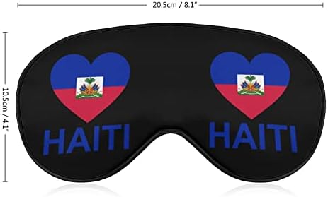 A szerelem Haiti Aludni Maszk Tartós, Puha Kendőt Szem Maszk Fedi, Állítható Pánt a Férfiak Nők
