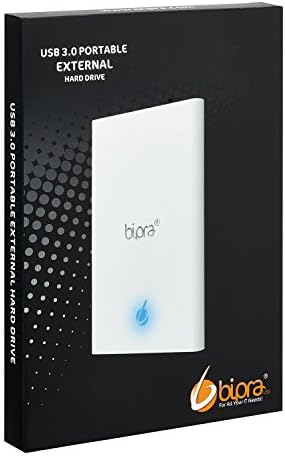 BIPRA S3 2.5 inch USB 3.0 FAT32 Hordozható Külső Merevlemez - Fehér (200GB)