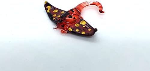 Sansukjai Ritka Manta Ray Apró Mikro Figurákat Kézzel Fúvott Üveg-Művészet Tengeri Állatok Gyűjthető Ajándék Haza Díszítéssel
